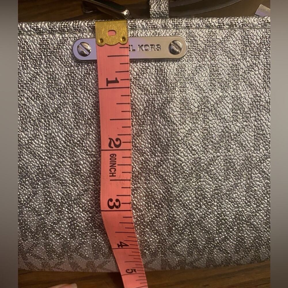 Michael Kors Silver Belt Bag/CrossBody NWT - Picture 8 of 10